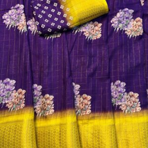 Vintage Dola Silk Saree with Exclusive Jari Weaving Design