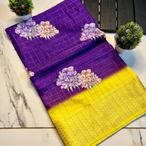 Vintage Dola Silk Saree with Exclusive Jari Weaving Design