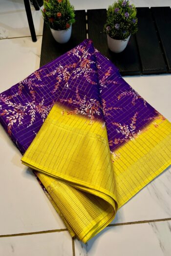 Vintage Dola Silk Saree with Exclusive Jari Weaving Design