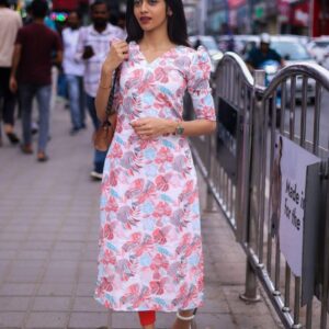 Casual Comfort Cotton Printed Daily Wear Kurti