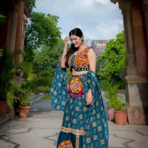 Navratri Radiance Rayon Chaniya Choli with Gamthi Elegance