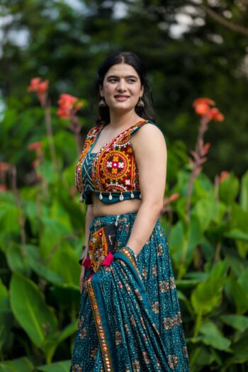 Navratri Radiance Rayon Chaniya Choli with Gamthi Elegance