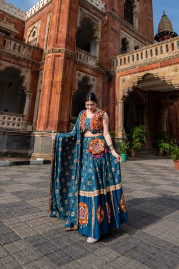 Navratri Radiance Rayon Chaniya Choli with Gamthi Elegance