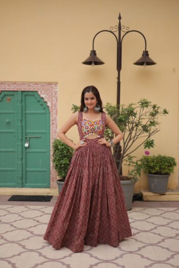 Glamorous Heritage Kutchi Lace and Kodi Work Gown