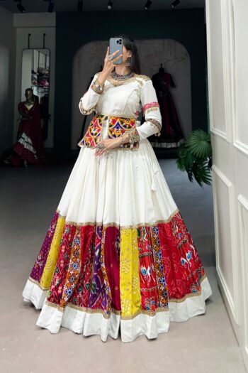 Cultural Heritage Meets Modernity Gamthi Patchwork Lehenga