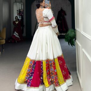 Cultural Heritage Meets Modernity Gamthi Patchwork Lehenga