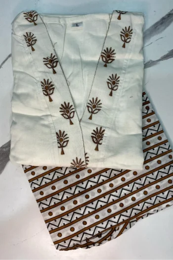 Elegant Rayon Cotton Kurti with Embroidery – Stylish Ethnic Wear