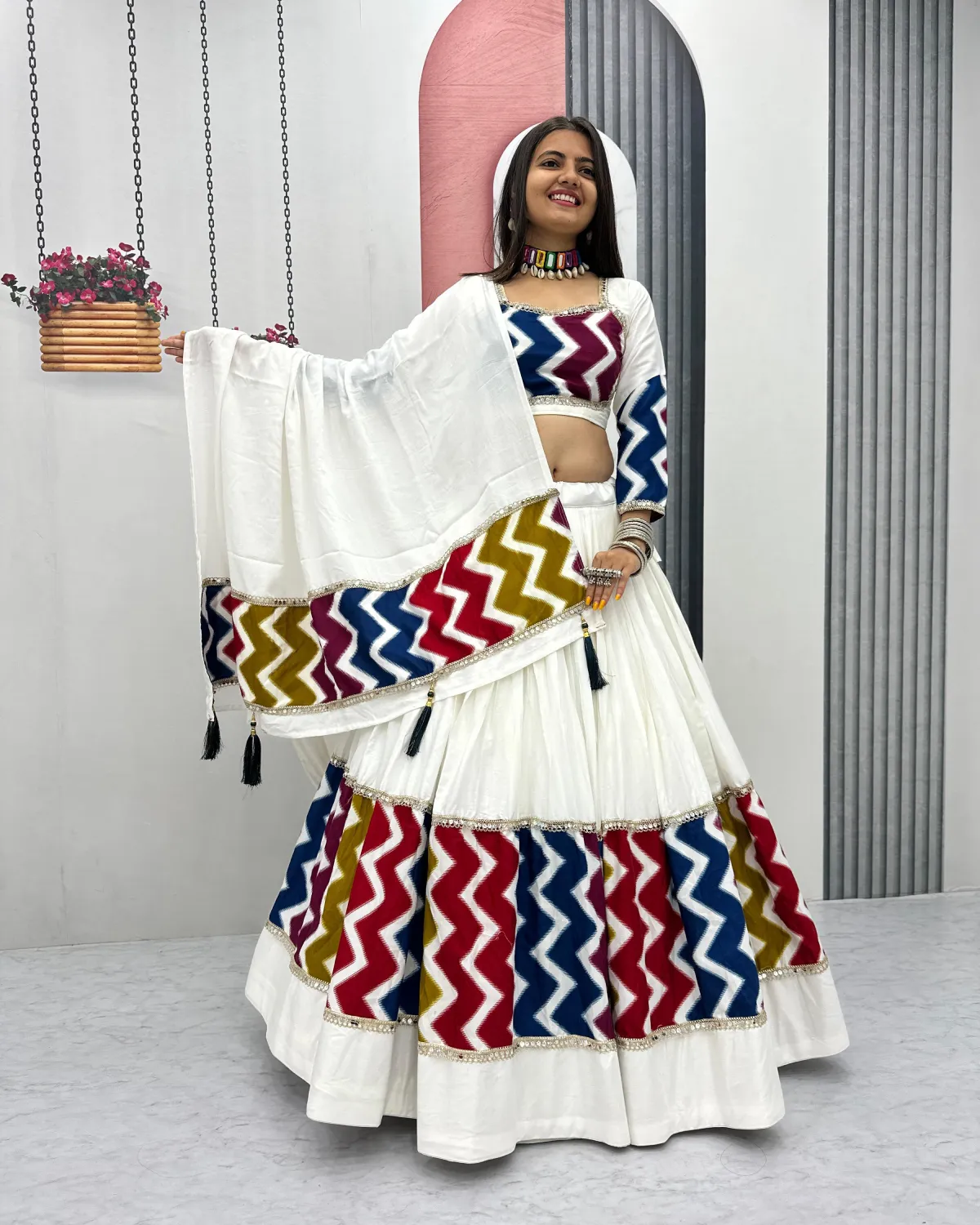 Pure Cotton Printed Festive Special Lehenga Choli Set