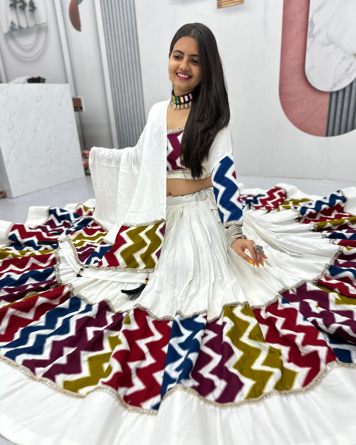 Pure Cotton Printed Festive Special Lehenga Choli Set