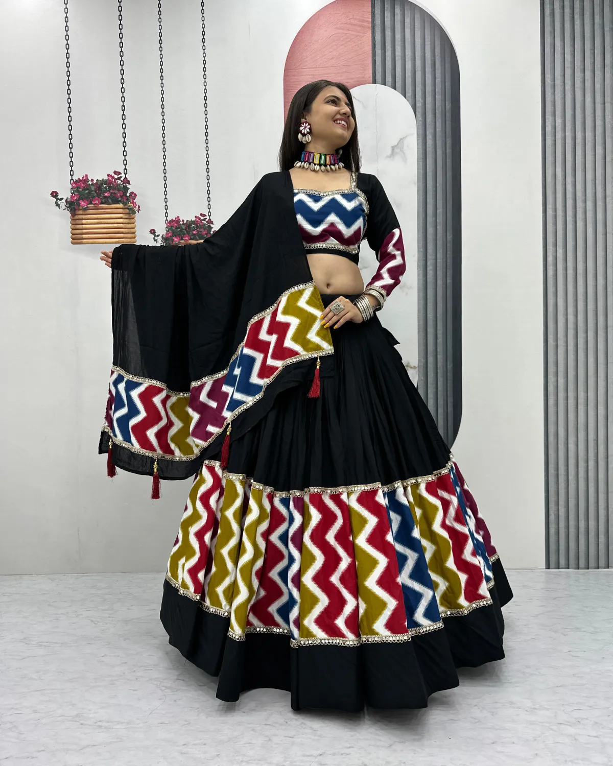 Pure Cotton Printed Festive Special Lehenga Choli Set